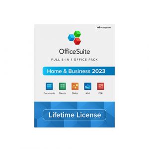 OfficeSuite Home & Business 2023 - Lifetime License - Documents, Sheets, Slides, PDF, Mail & Calendar for Windows